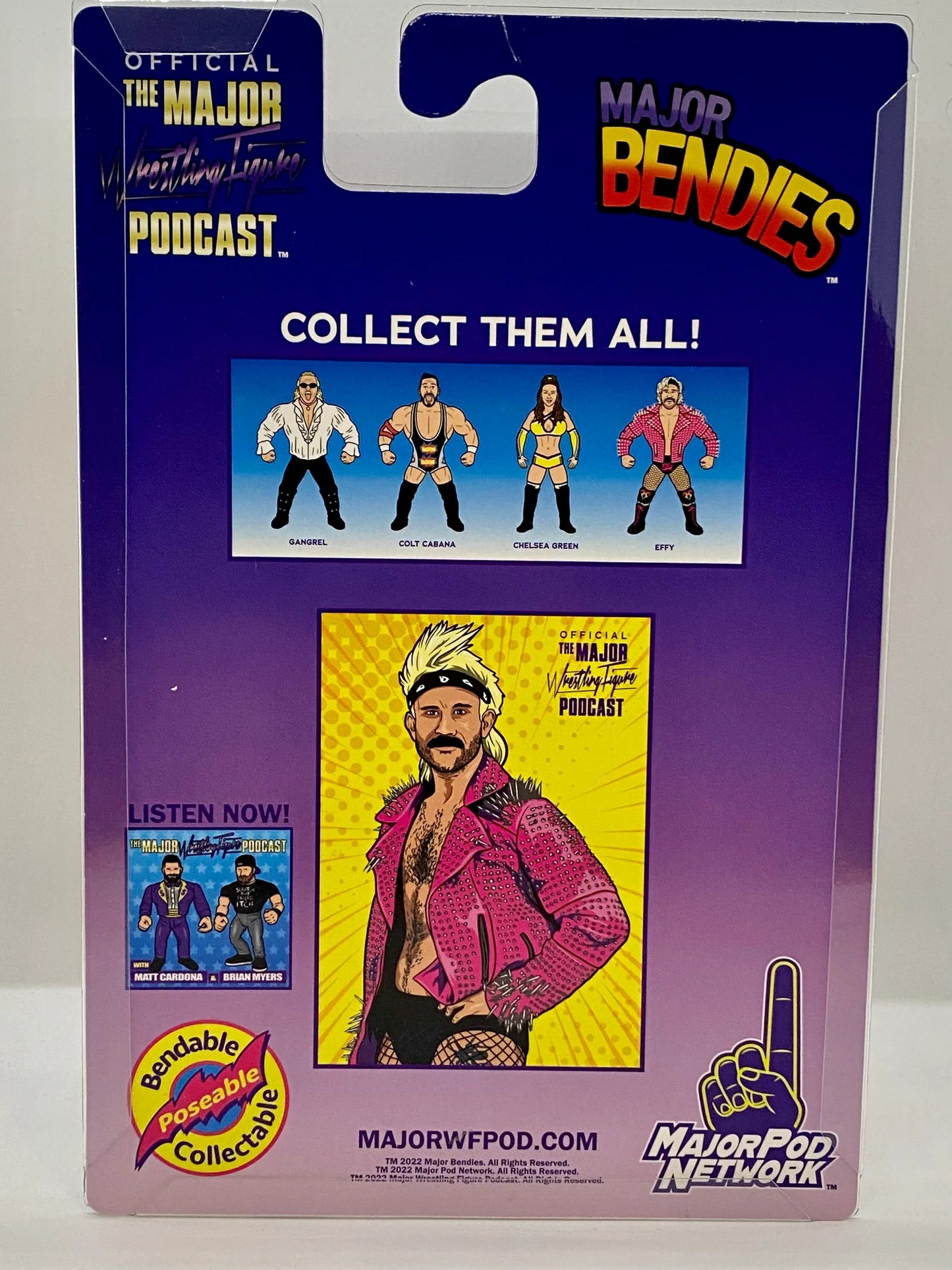 Major Wrestling Figure Podcast Major Bendies Series 3 Effy Action & Toy Figures PWcatalog
