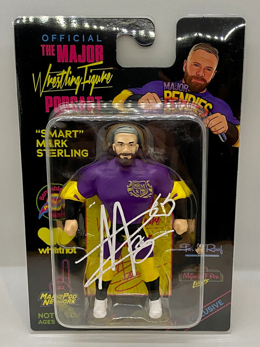 Major Wrestling Figure Podcast Major Bendies Live 15 Exclusive "Smart" Mark Sterling Action & Toy Figures PWcatalog