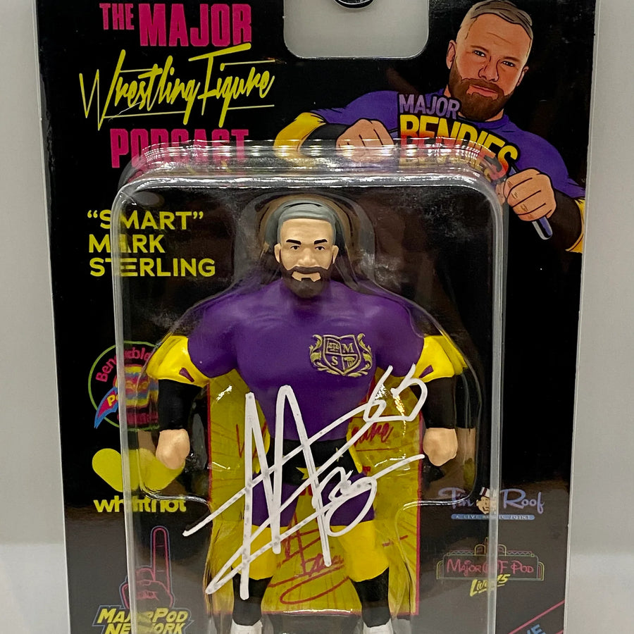 Major Wrestling Figure Podcast Major Bendies Live 15 Exclusive "Smart" Mark Sterling Action & Toy Figures PWcatalog