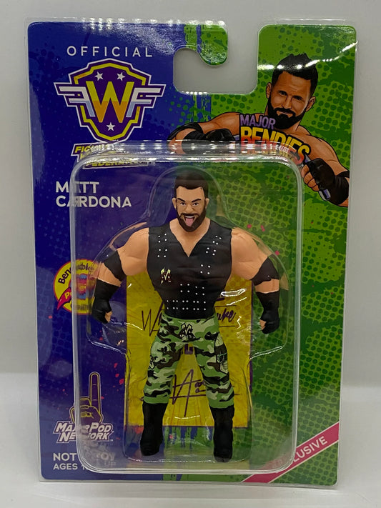 Major Wrestling Figure Podcast Major Bendies NYCC Exclusive Matt Cardona Action & Toy Figures PWcatalog