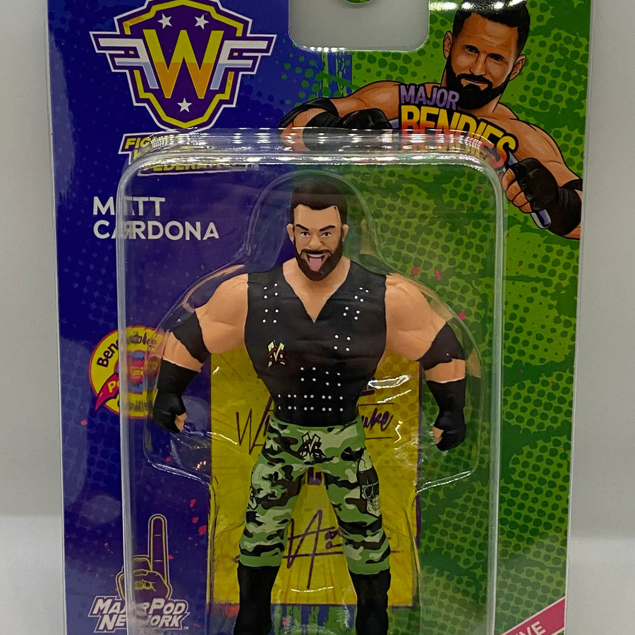 Major Wrestling Figure Podcast Major Bendies NYCC Exclusive Matt Cardona Action & Toy Figures PWcatalog