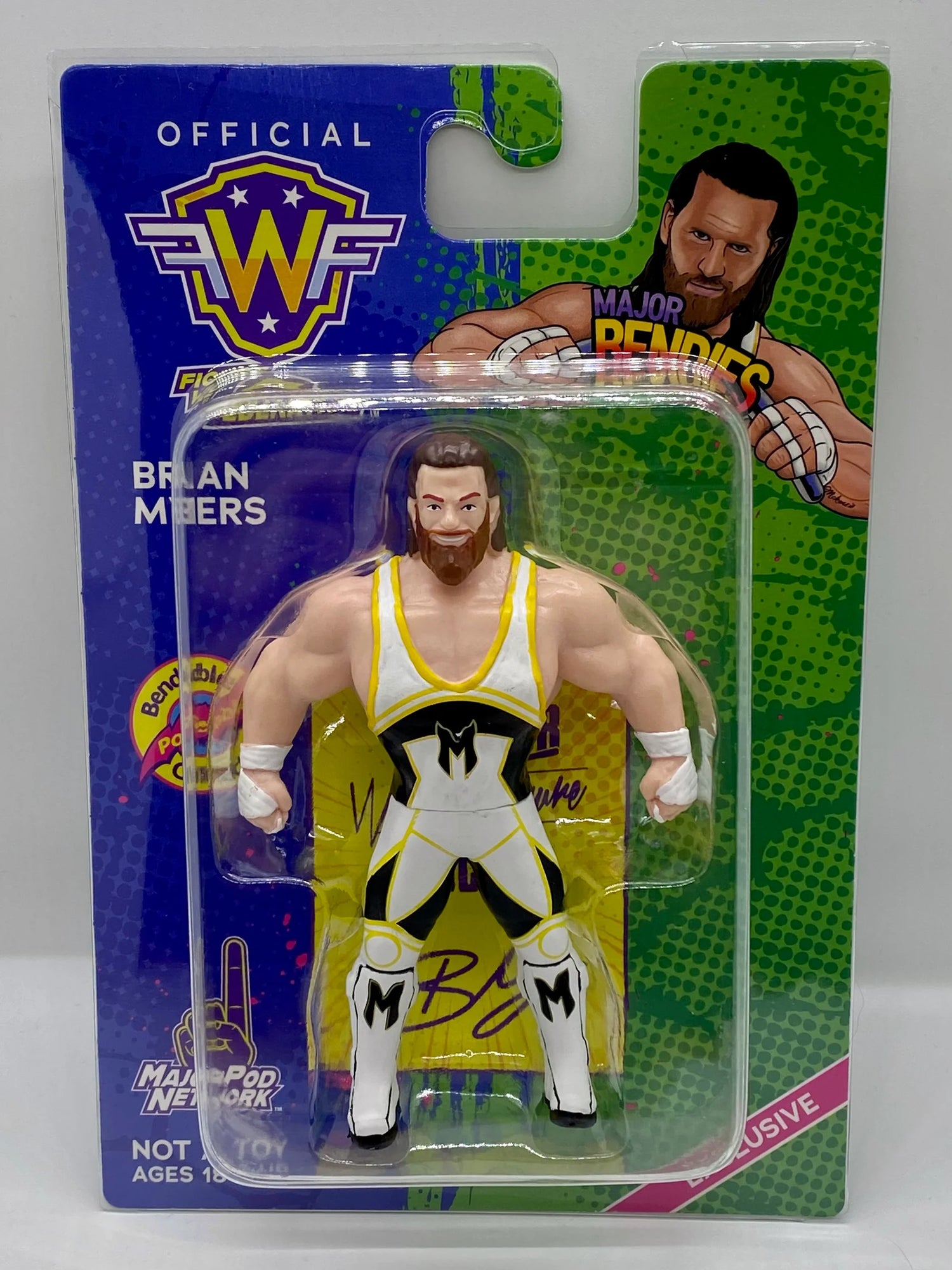Major Wrestling Figure Podcast Major Bendies NYCC Exclusive Brian Myers Action & Toy Figures PWcatalog