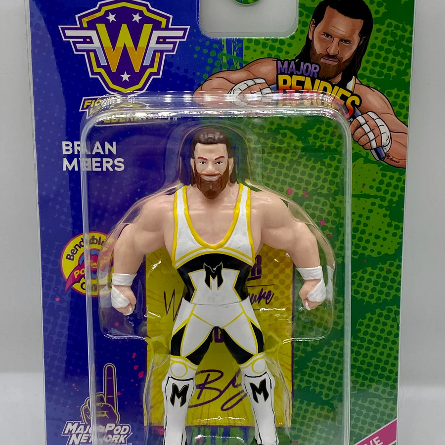 Major Wrestling Figure Podcast Major Bendies NYCC Exclusive Brian Myers Action & Toy Figures PWcatalog
