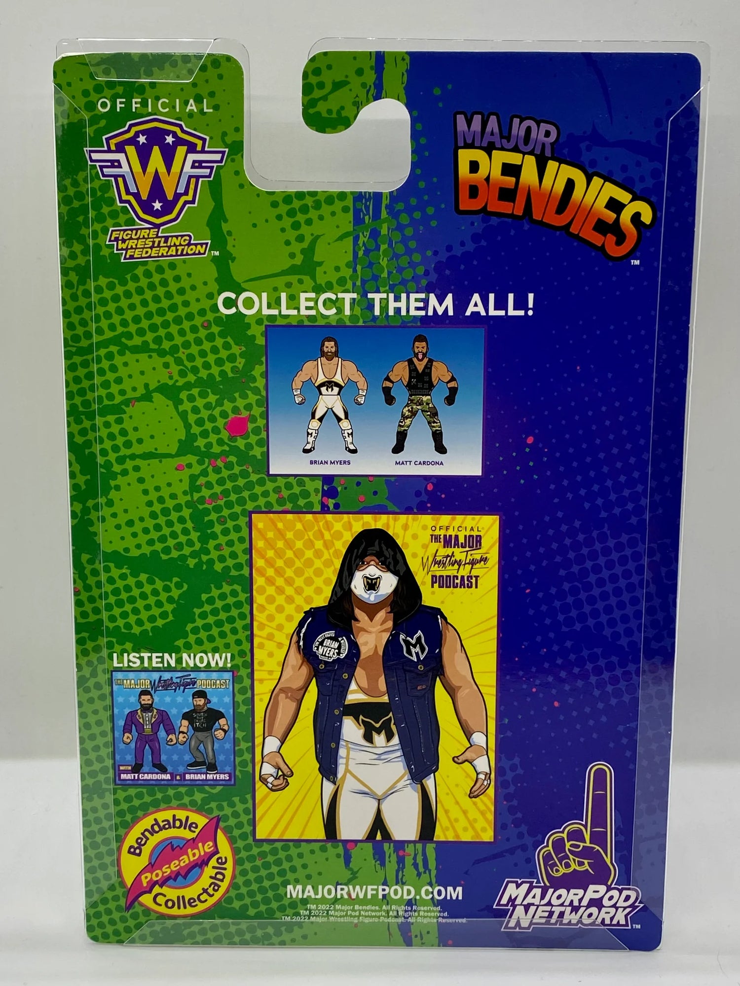 Major Wrestling Figure Podcast Major Bendies NYCC Exclusive Brian Myers Action & Toy Figures PWcatalog