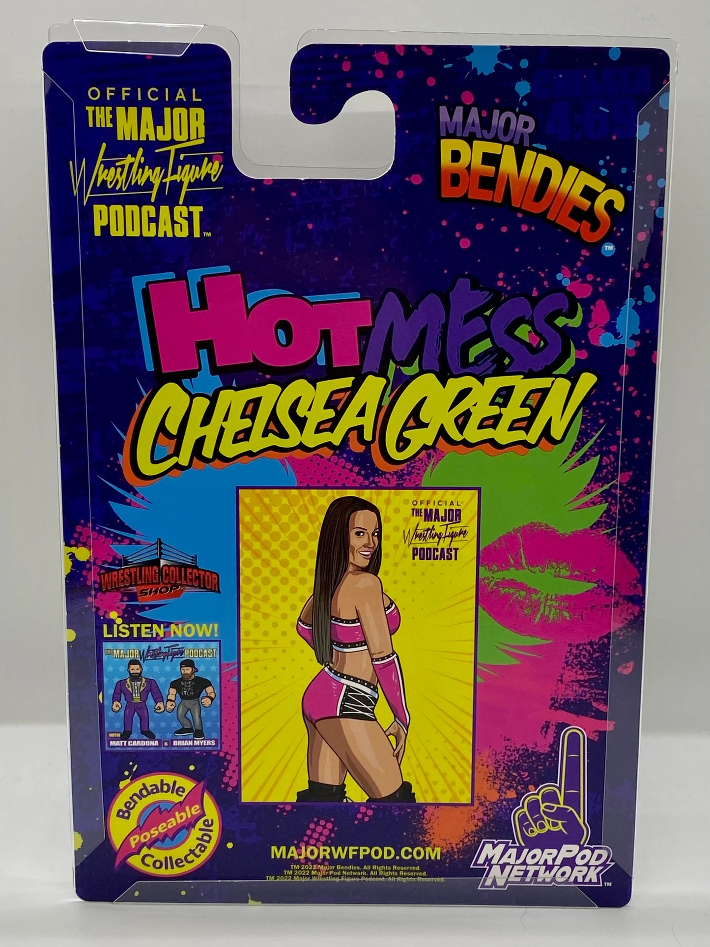 Major Wrestling Figure Podcast Major Bendies Chelsea Green [Exclusive] Action & Toy Figures PWcatalog