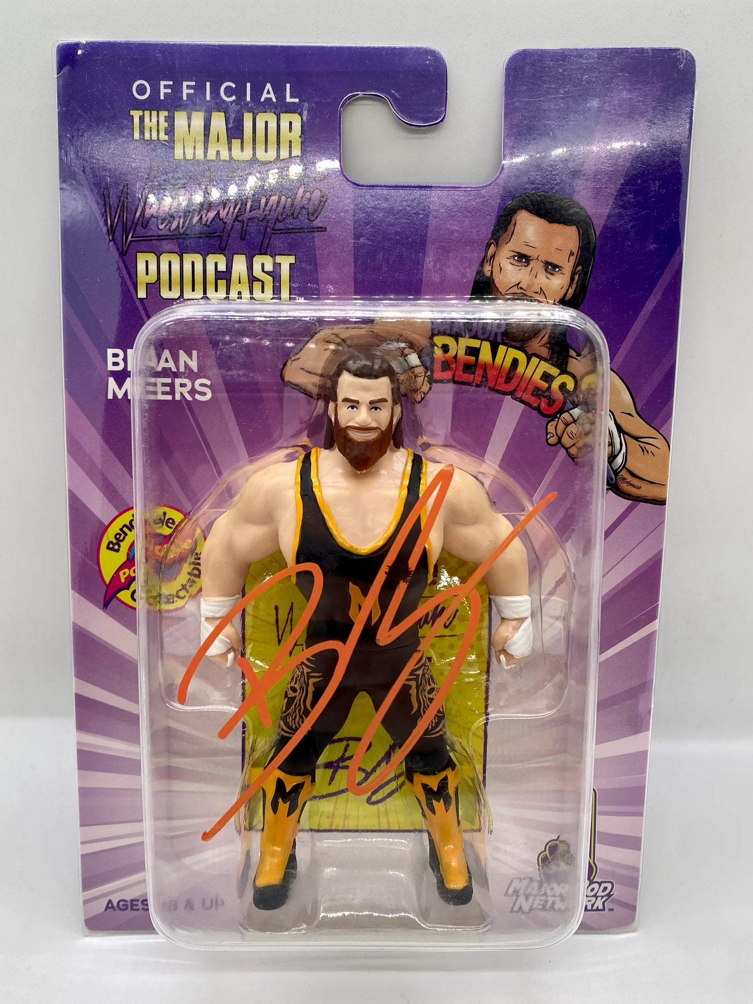 Major Wrestling Figure Podcast Major Bendies Series 1 Brian Myers Action & Toy Figures PWcatalog