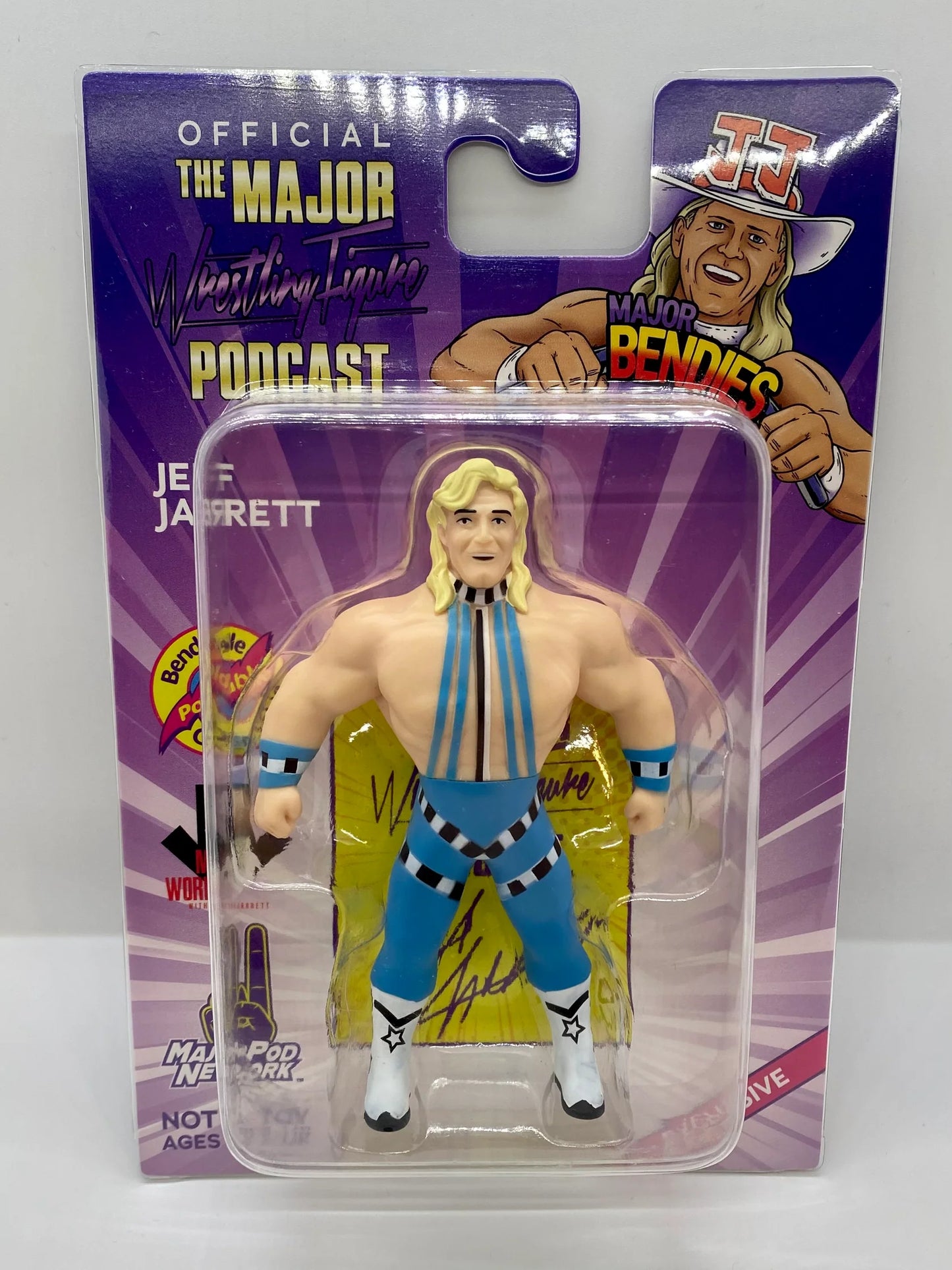 Major Wrestling Figure Podcast Major Bendies "My World with Jeff Jarrett" Jeff Jarrett Action & Toy Figures PWcatalog