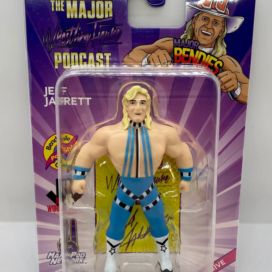 Major Wrestling Figure Podcast Major Bendies "My World with Jeff Jarrett" Jeff Jarrett Action & Toy Figures PWcatalog