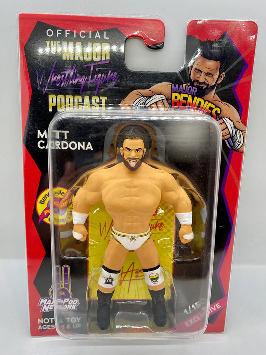 Major Wrestling Figure Podcast Major Bendies "Major Moment" Matt Cardona Action & Toy Figures PWcatalog