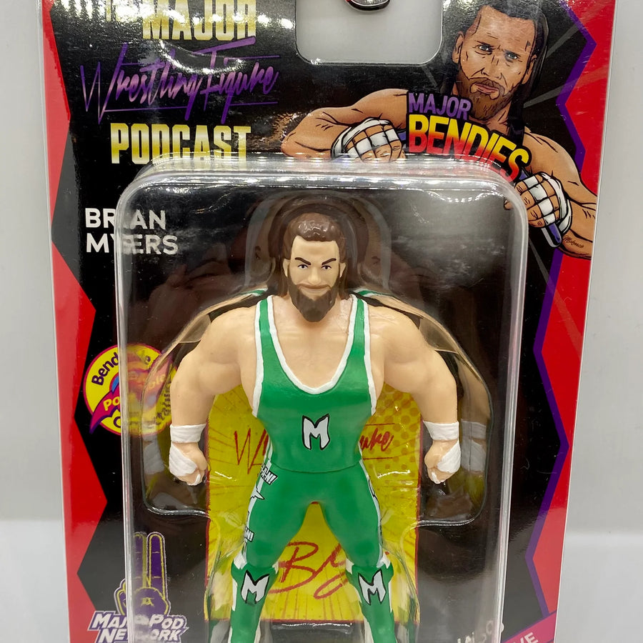 Major Wrestling Figure Podcast Major Bendies "Major Moment" Brian Myers Action & Toy Figures PWcatalog