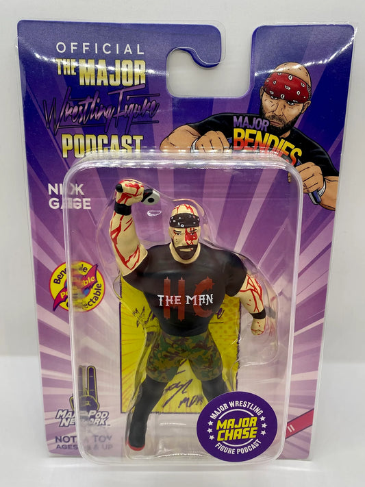 Major Wrestling Figure Podcast Major Bendies Series 2 Nick Gage (Major Chase) Action & Toy Figures PWcatalog