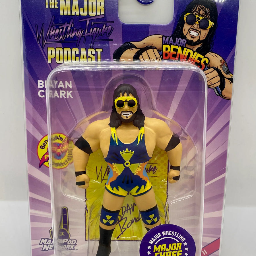 Major Wrestling Figure Podcast Major Bendies Series 2 Bryan Clark (Major Chase) Action & Toy Figures PWcatalog