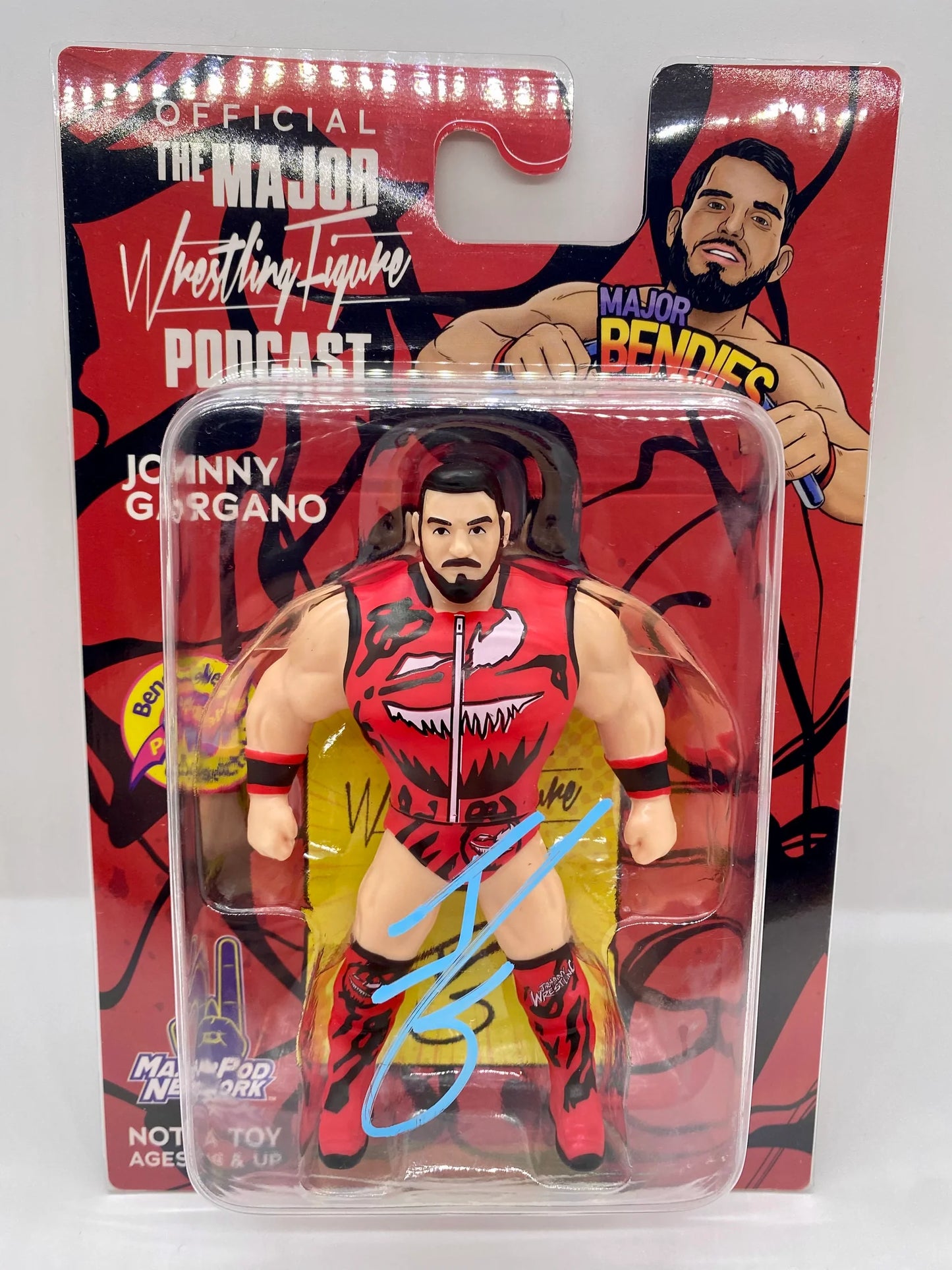 Major Wrestling Figure Podcast Major Bendies Johnny Gargano Action & Toy Figures PWcatalog