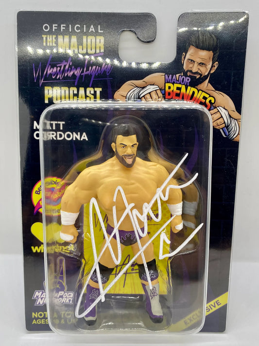 Major Wrestling Figure Podcast Major Bendies Whatnot Exclusive Matt Cardona Action & Toy Figures PWcatalog