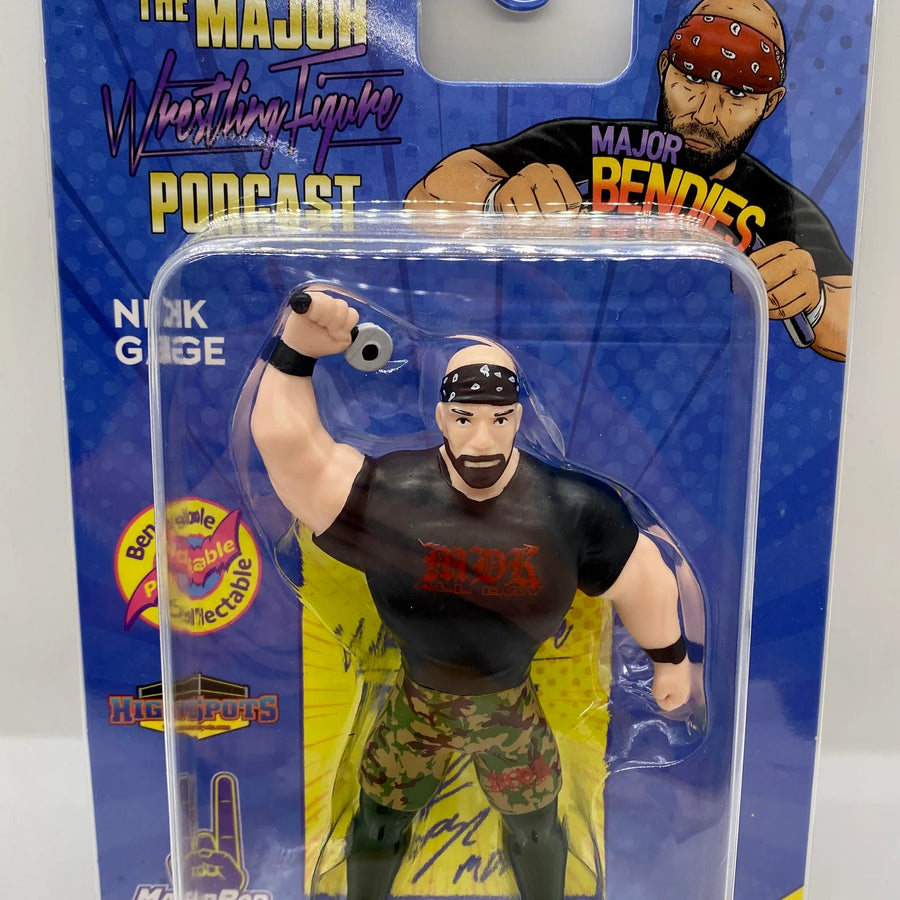 Major Wrestling Figure Podcast Highspots Exclusive Major Bendies Nick Gage Action & Toy Figures PWcatalog