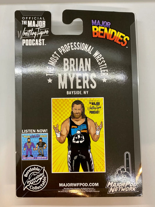 Major Wrestling Figure Podcast Major Bendies Brian Myers [Merch Stand Exclusive] Action & Toy Figures PWcatalog
