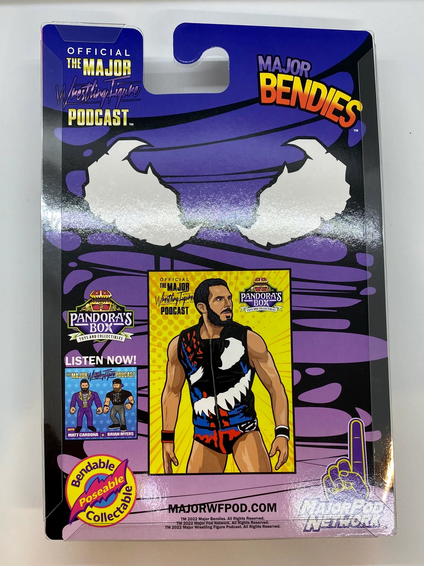 Major Wrestling Figure Podcast Major Bendies Johnny Gargano [Exclusive] Action & Toy Figures PWcatalog