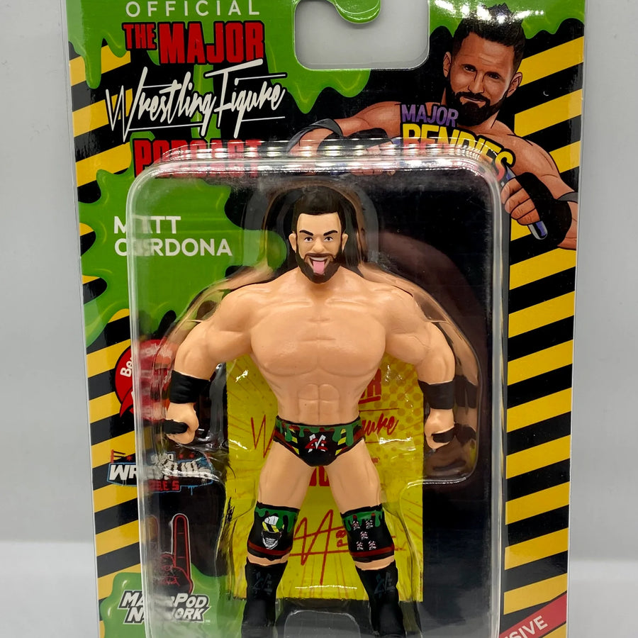 Major Wrestling Figure Podcast Major Bendies Pro Wrestling Tees Exclusive Matt Cardona Action & Toy Figures PWcatalog
