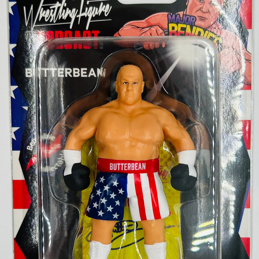 Major Wrestling Figure Podcast Major Bendies Series 7 Butterbean Action & Toy Figures PWcatalog