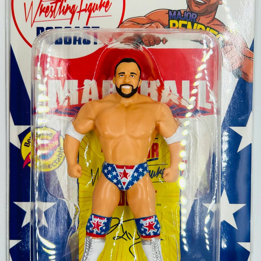 Major Wrestling Figure Podcast Major Bendies QT Marshall (Red, White & Blue) Action & Toy Figures PWcatalog
