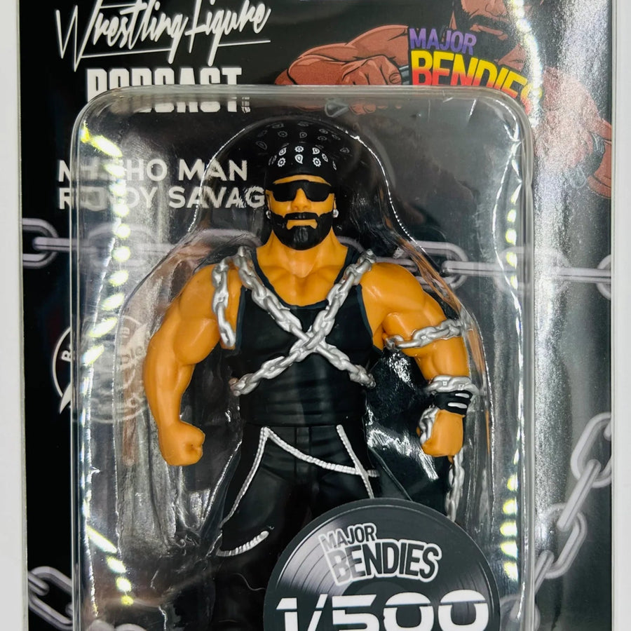 Major Wrestling Figure Podcast Major Bendies SDCC Exclusive "Macho Man" Randy Savage Action & Toy Figures PWcatalog