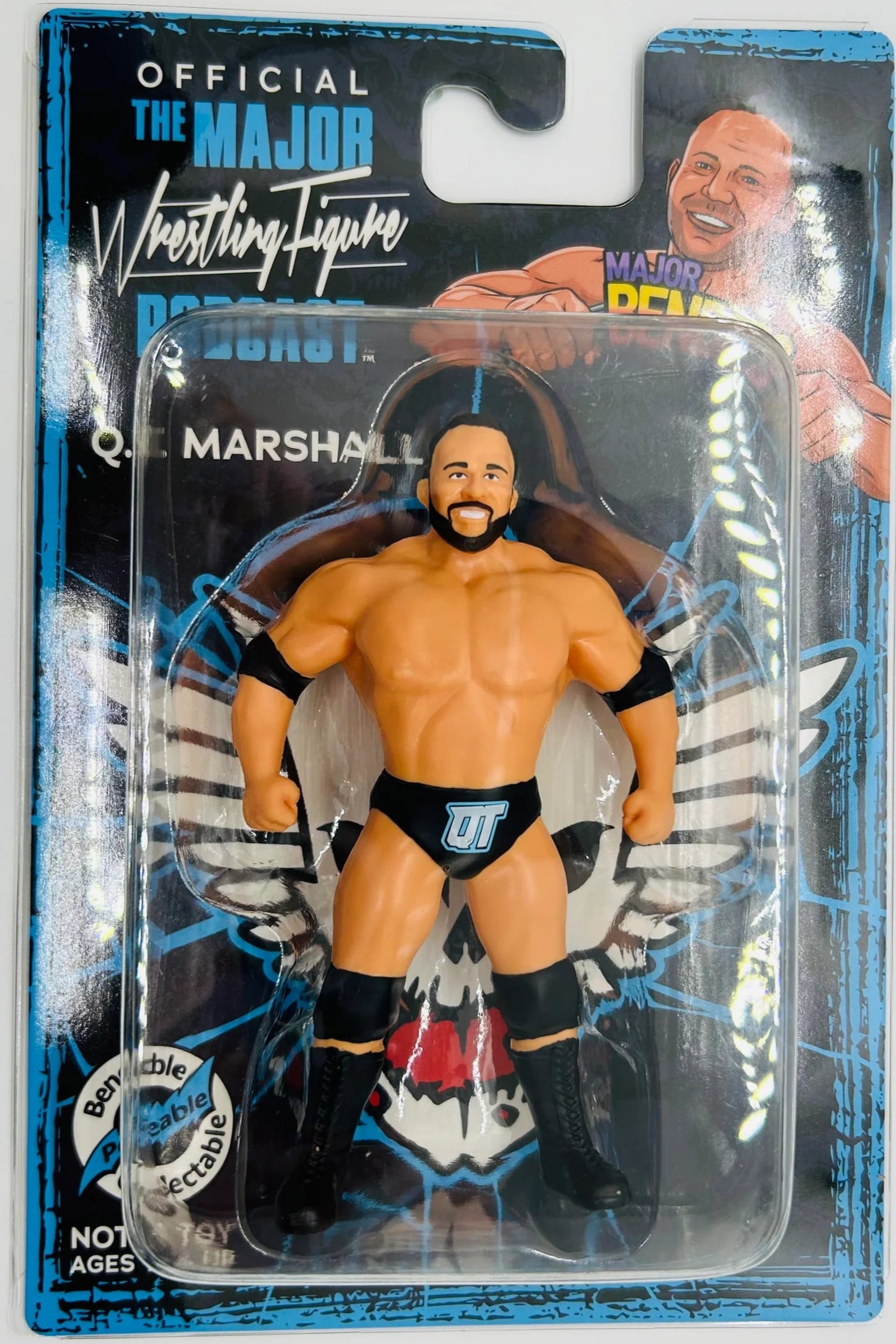 Major Wrestling Figure Podcast Major Bendies QT Marshall Action & Toy Figures PWcatalog