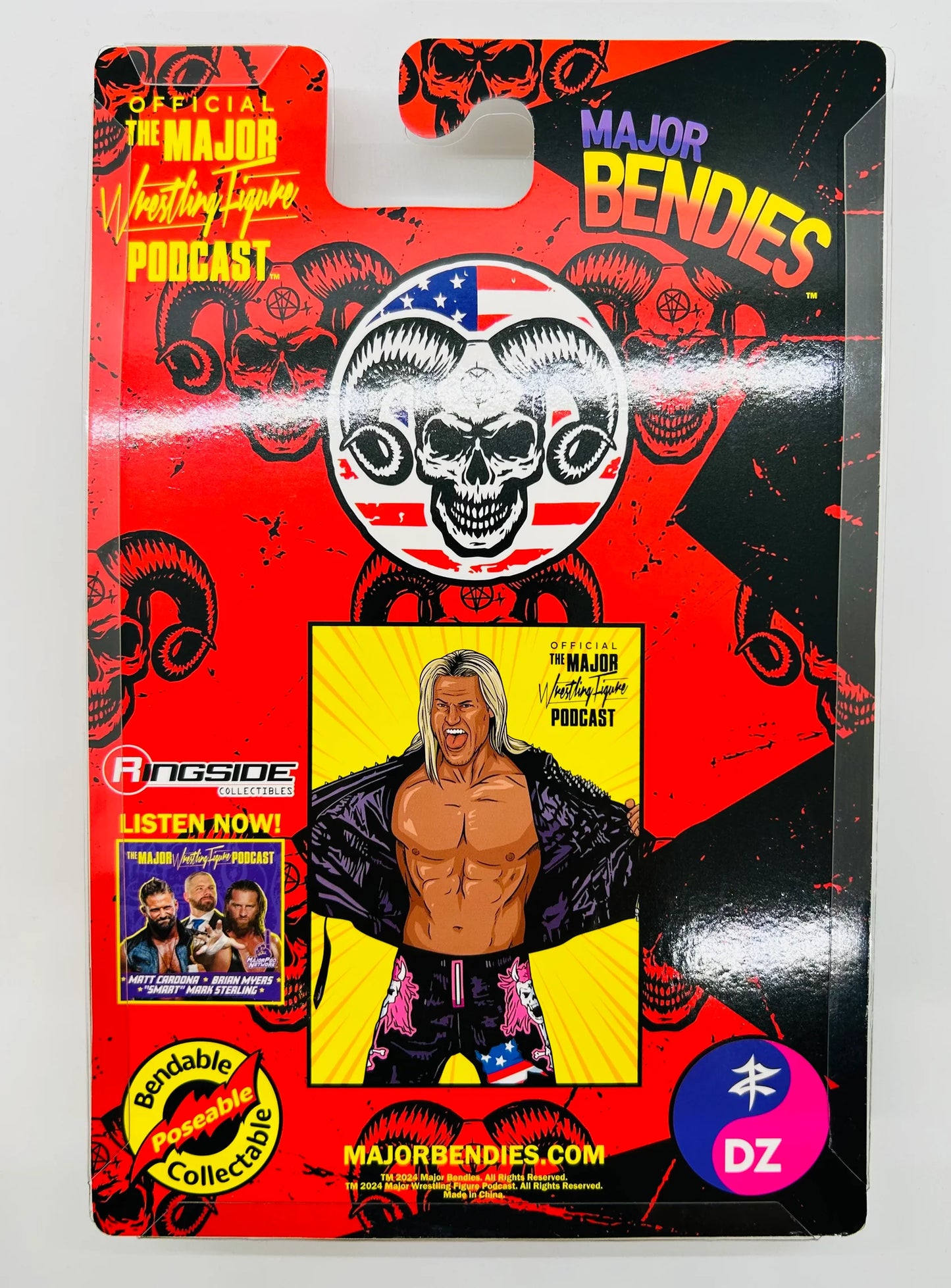 Major Wrestling Figure Podcast Major Bendies Ringside Exclusive Nic Nemeth Action & Toy Figures PWcatalog