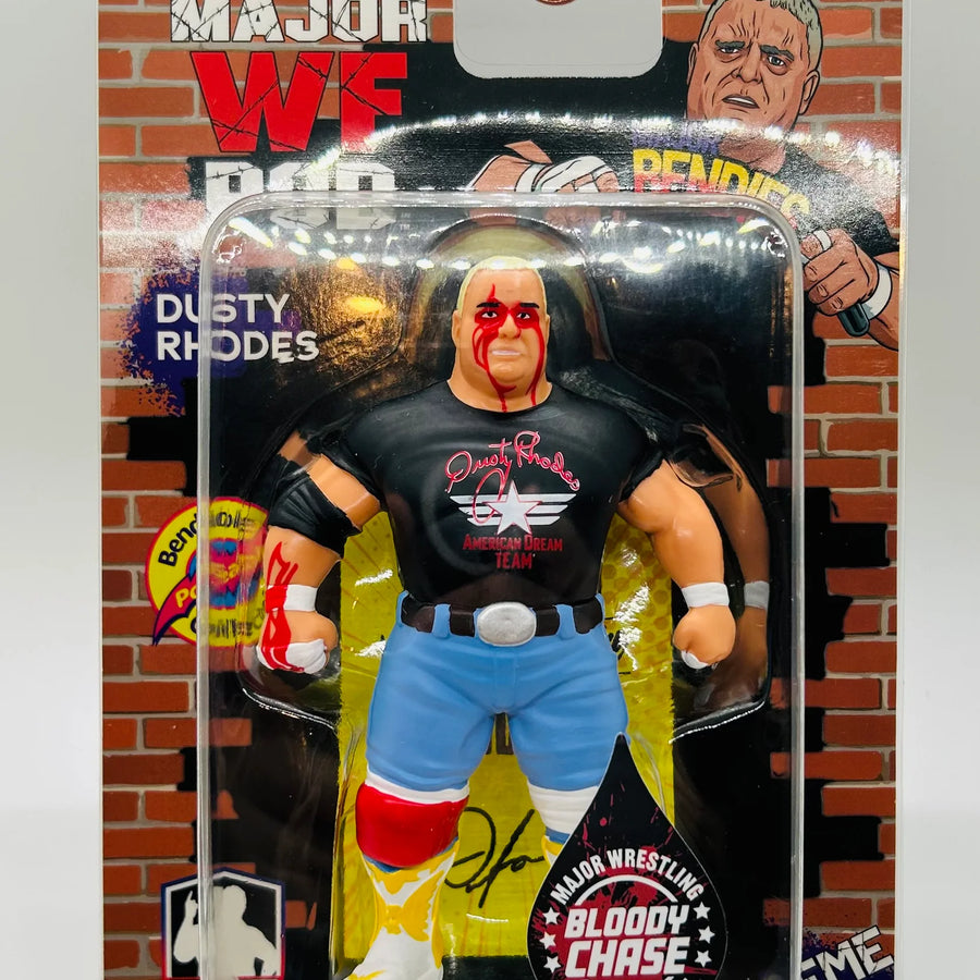 Major Wrestling Figure Podcast Major Bendies Extreme Series 2 Dusty Rhodes (Bloody Chase) Action & Toy Figures PWcatalog