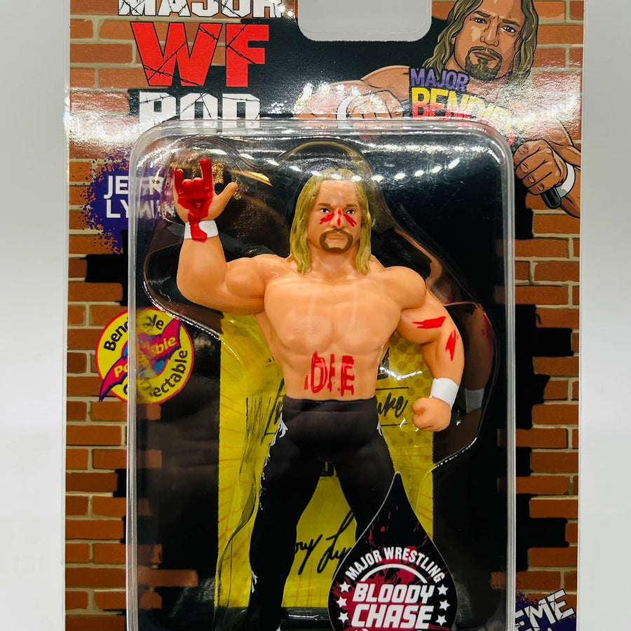 Major Wrestling Figure Podcast Major Bendies Extreme Series 2 Jerry Lynn (Bloody Chase) Action & Toy Figures PWcatalog