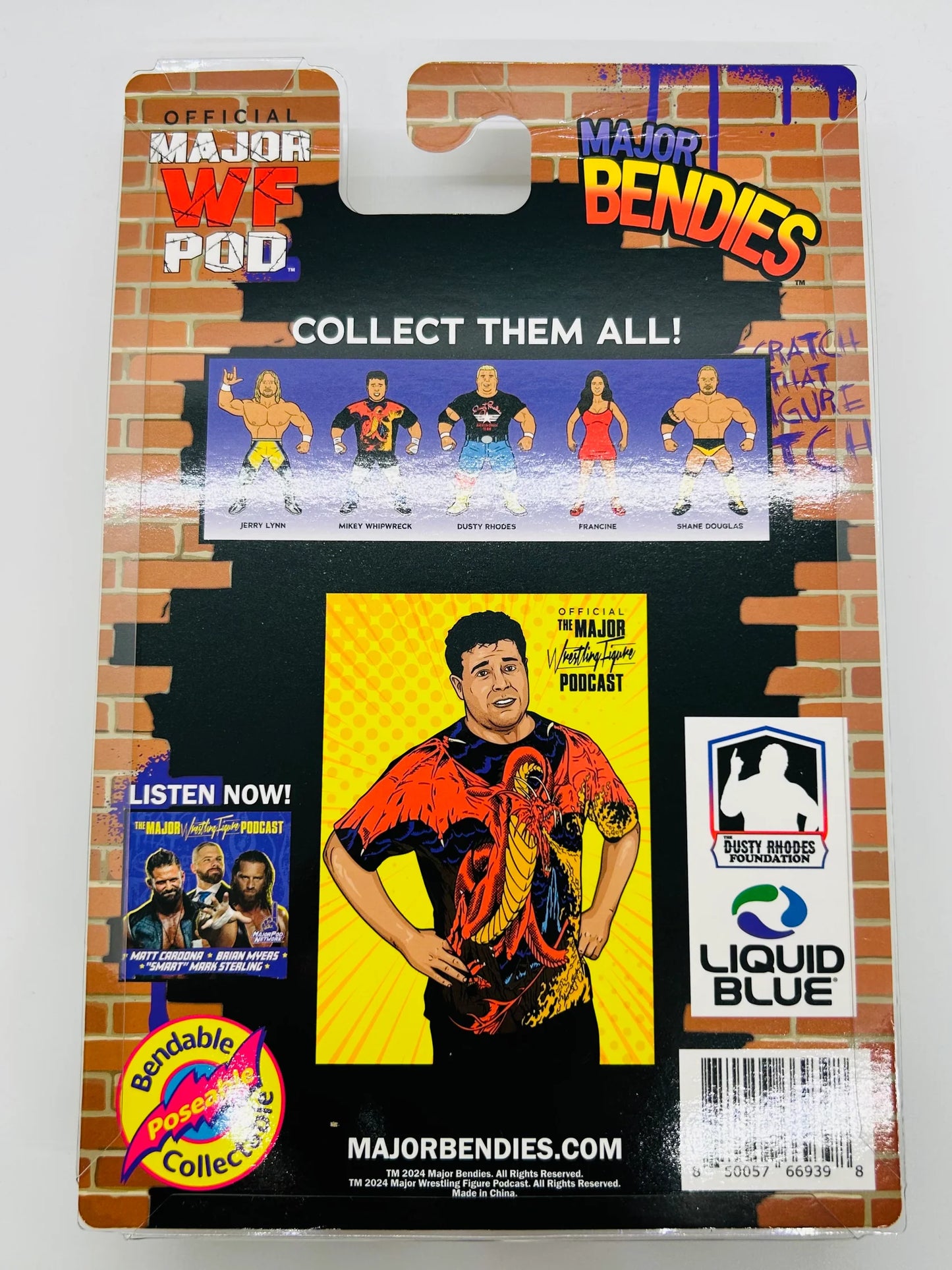 Major Wrestling Figure Podcast Major Bendies Extreme Series 2 Mikey Whipwreck (Bloody Chase) Action & Toy Figures PWcatalog