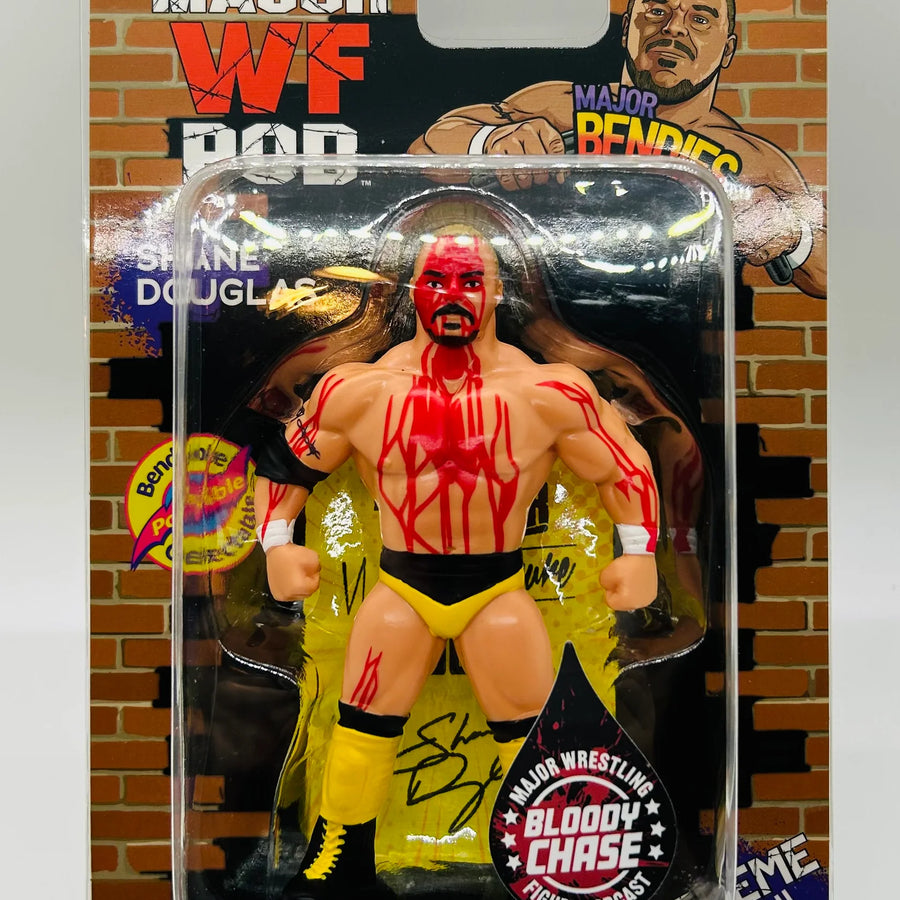 Major Wrestling Figure Podcast Major Bendies Extreme Series 2 Shane Douglas (Bloody Chase) Action & Toy Figures PWcatalog