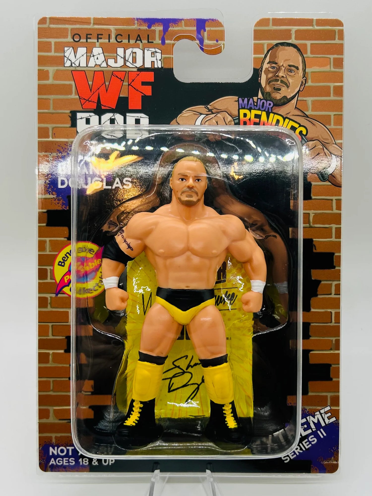 Major Wrestling Figure Podcast Major Bendies Extreme Series 2 Shane Douglas Action & Toy Figures PWcatalog
