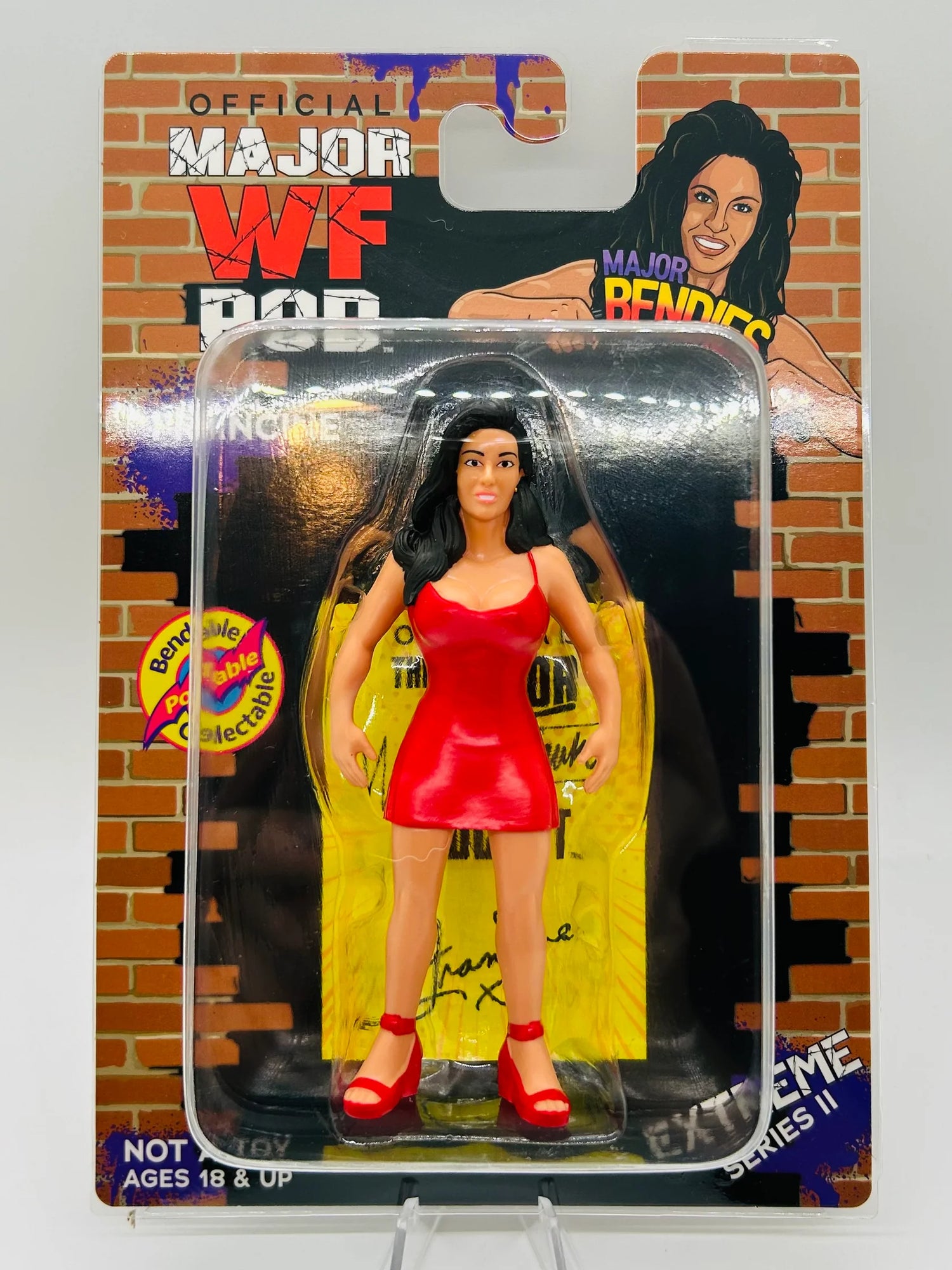 Major Wrestling Figure Podcast Major Bendies Extreme Series 2 Francine Action & Toy Figures PWcatalog