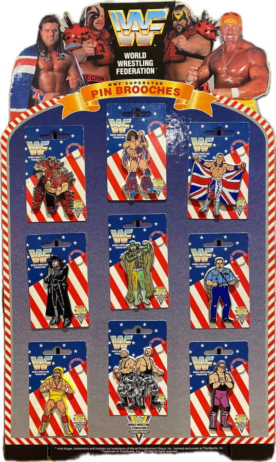 WWF Superstar Pin Brooches Board Brooches & Lapel Pins PWcatalog