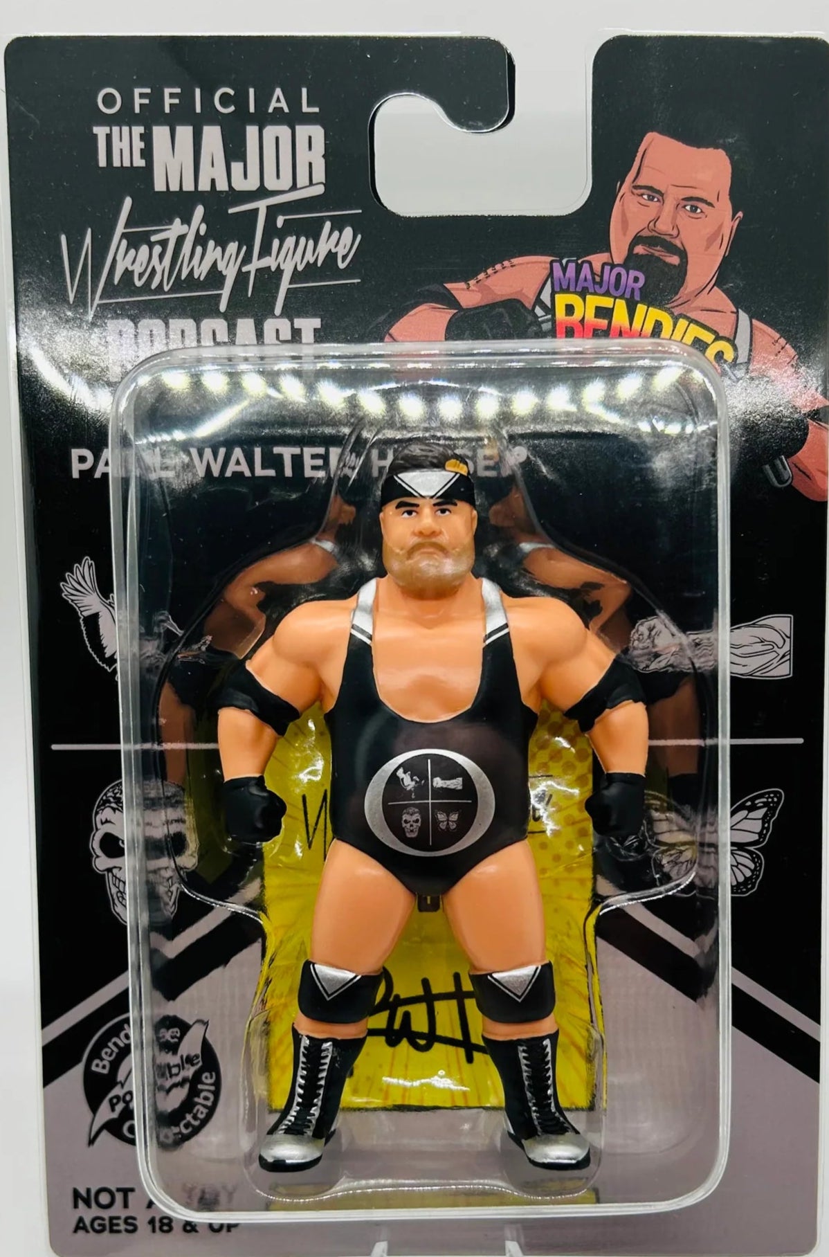 Major Wrestling Figure Podcast Major Bendies Limited Edition Paul Walter Hauser Action & Toy Figures PWcatalog