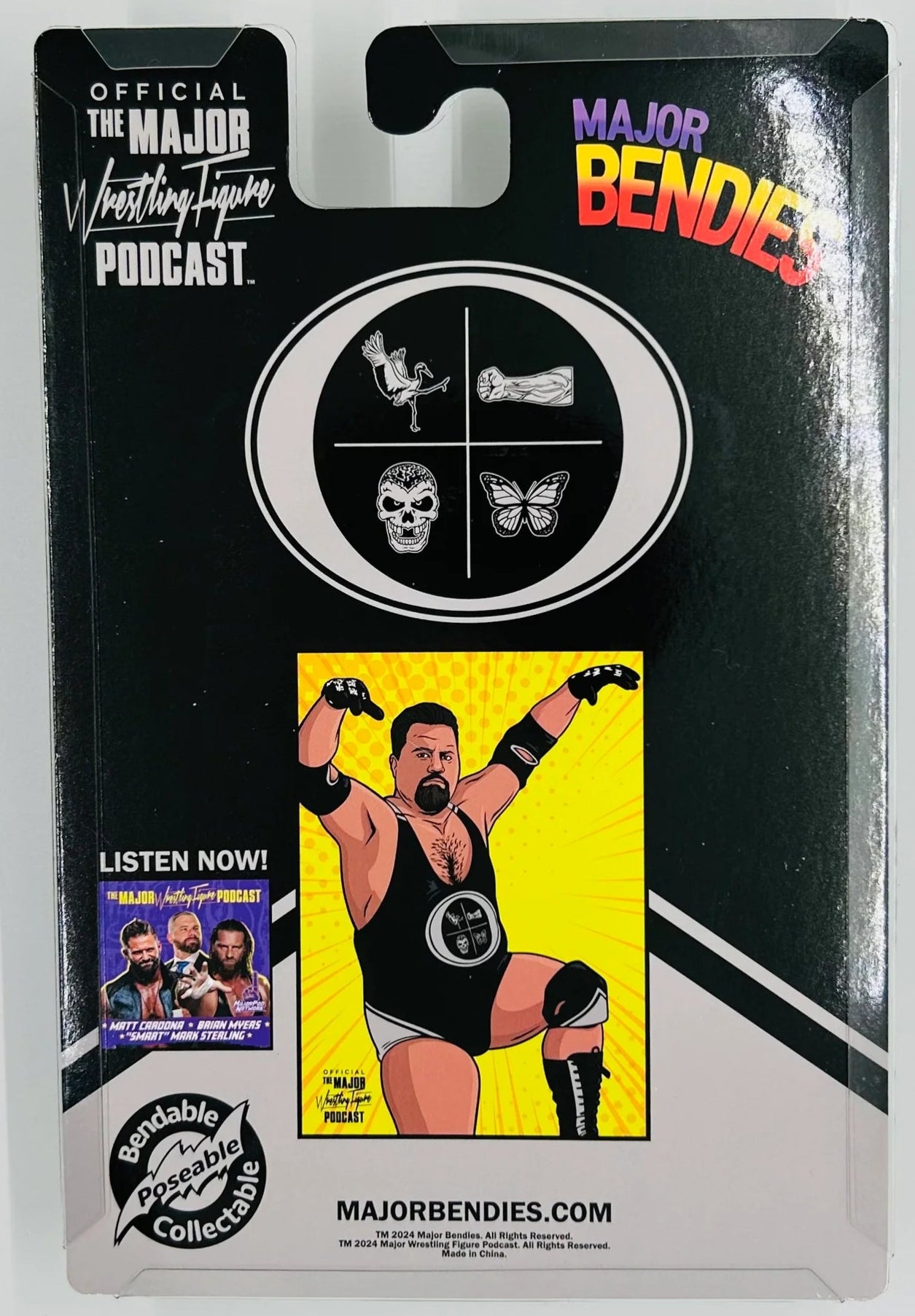 Major Wrestling Figure Podcast Major Bendies Limited Edition Paul Walter Hauser Action & Toy Figures PWcatalog