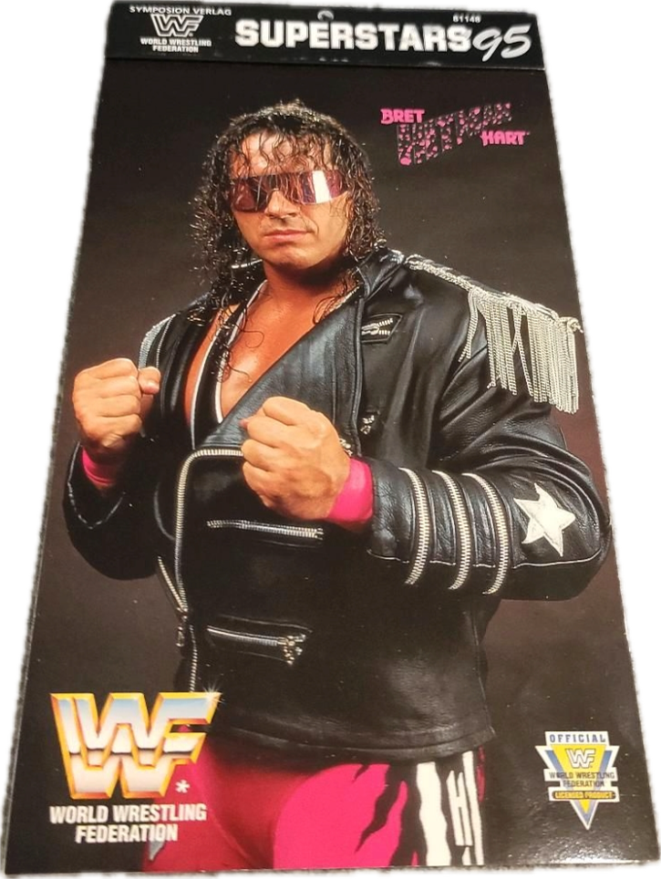 WWF Superstars 1995 Official Calendar from Germany PW Catalog