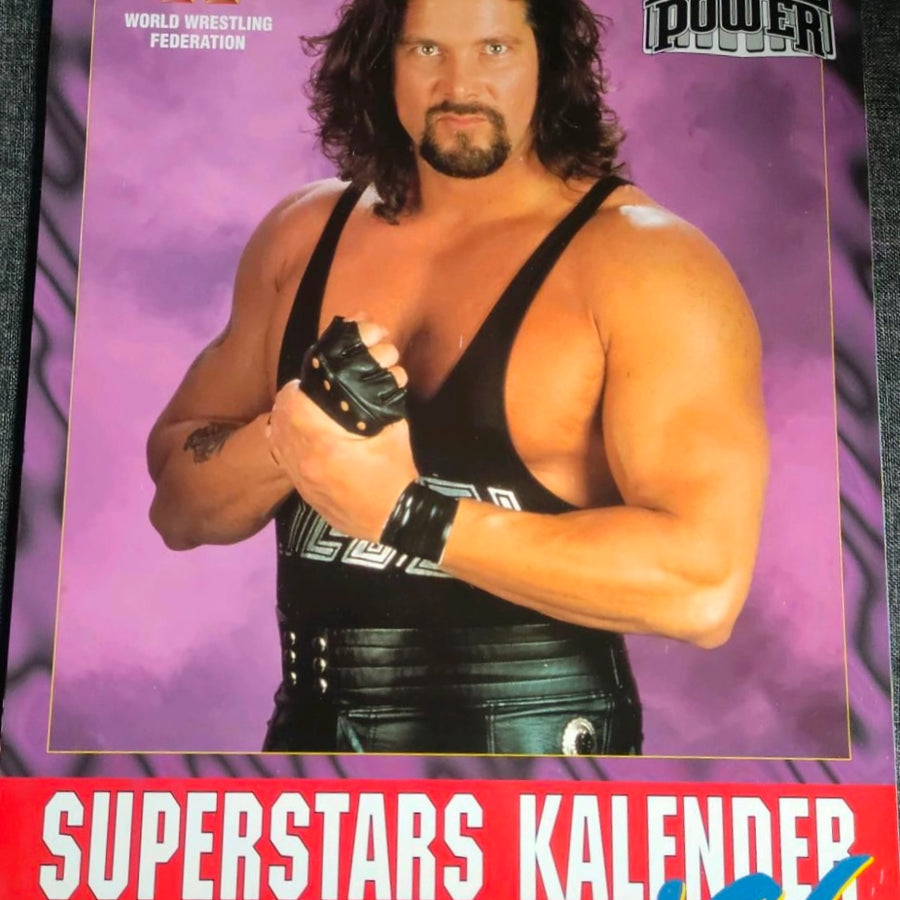 WWF Superstars 1996 Calendar from Germany PW Catalog