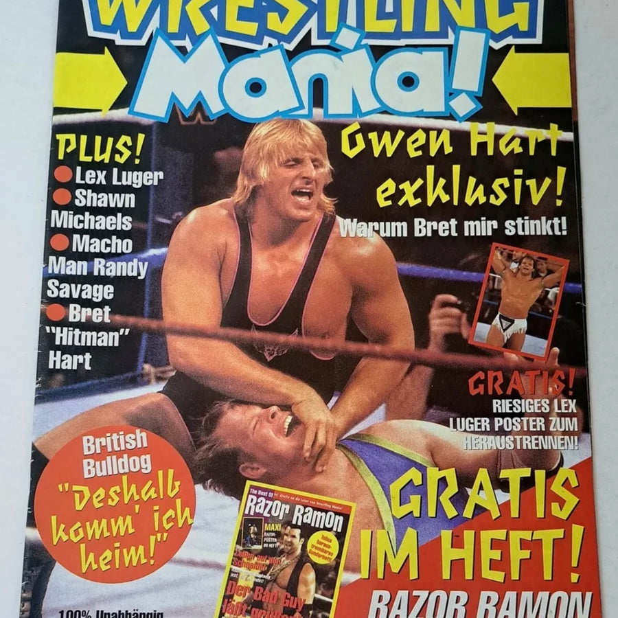 Wrestling Mania! February 1994 Germany Magazine PWcatalog