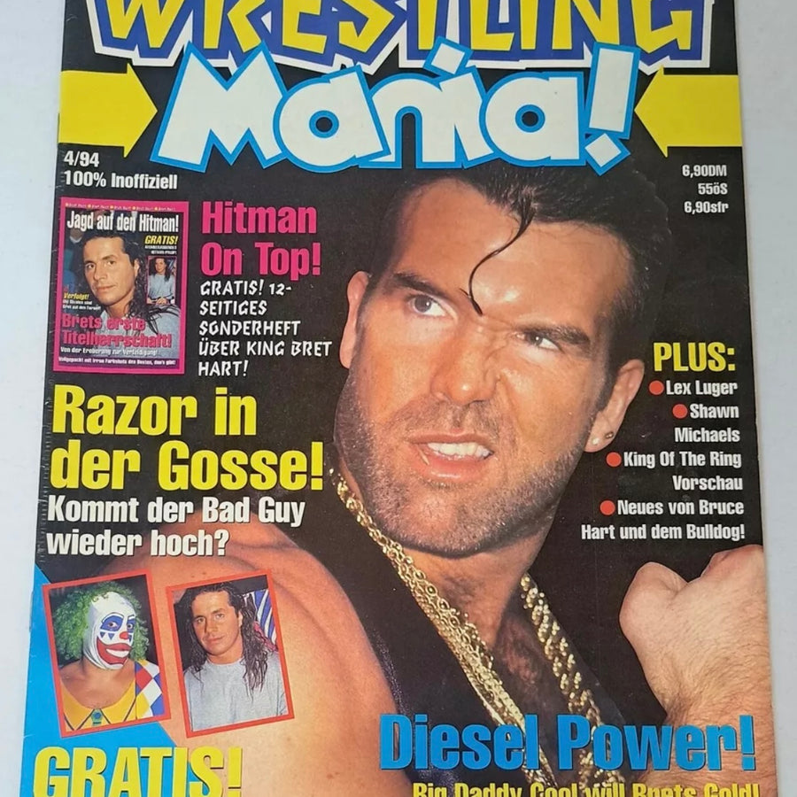Wrestling Mania! April 1994 Germany Magazine PWcatalog