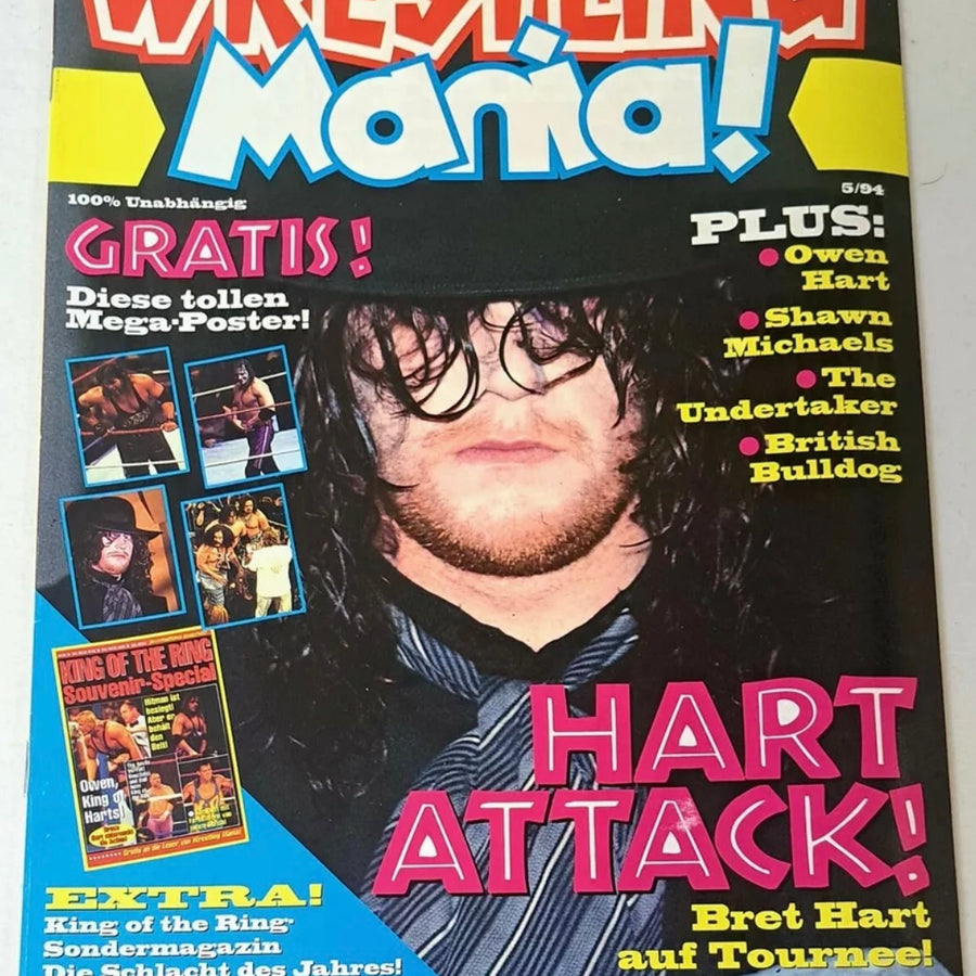 Wrestling Mania! May 1994 Germany Magazine PWcatalog