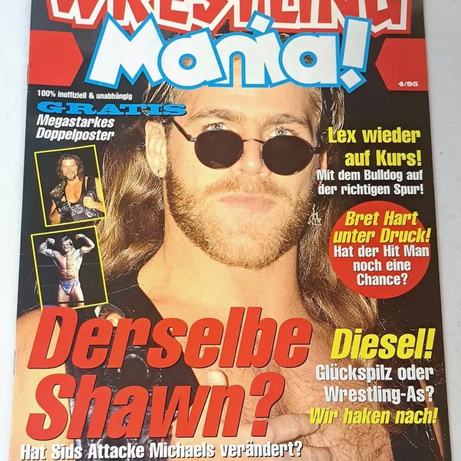 Wrestling Mania! April 1995 Germany Magazine PWcatalog