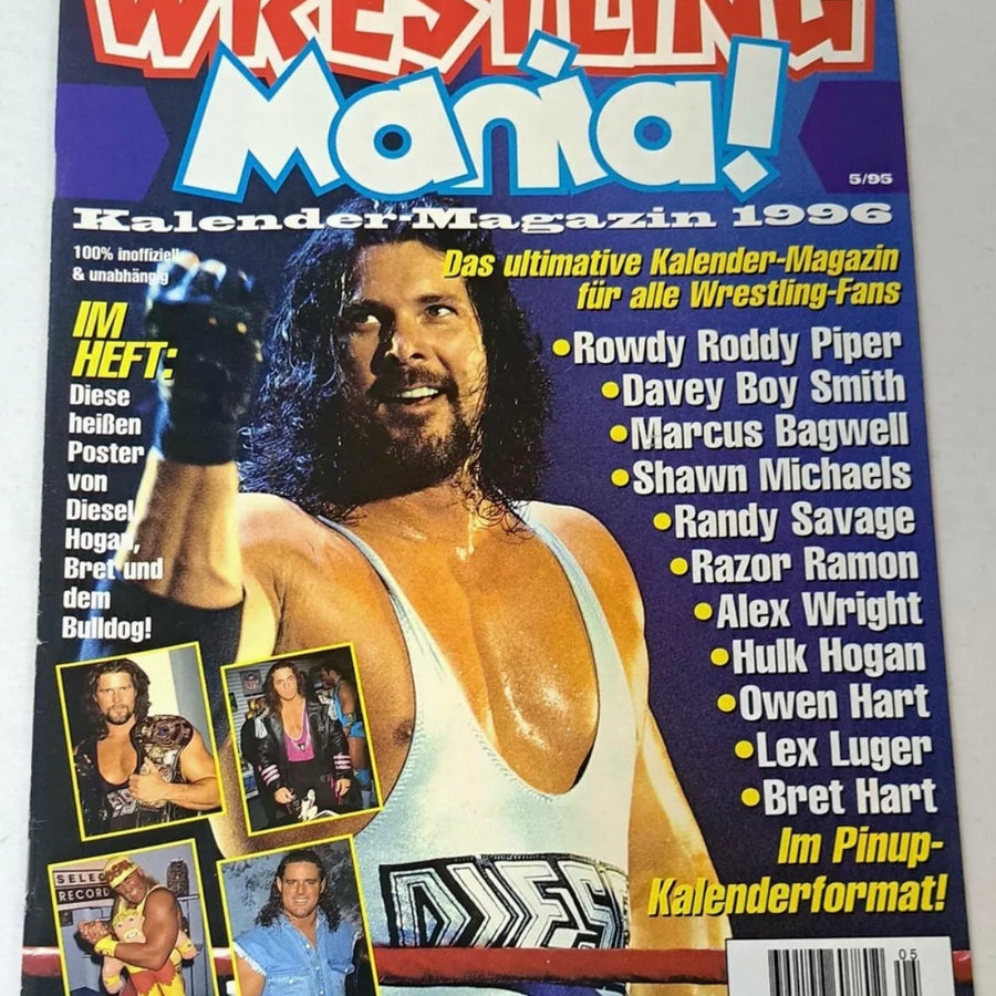 Wrestling Mania! May 1995 Germany Magazine PWcatalog