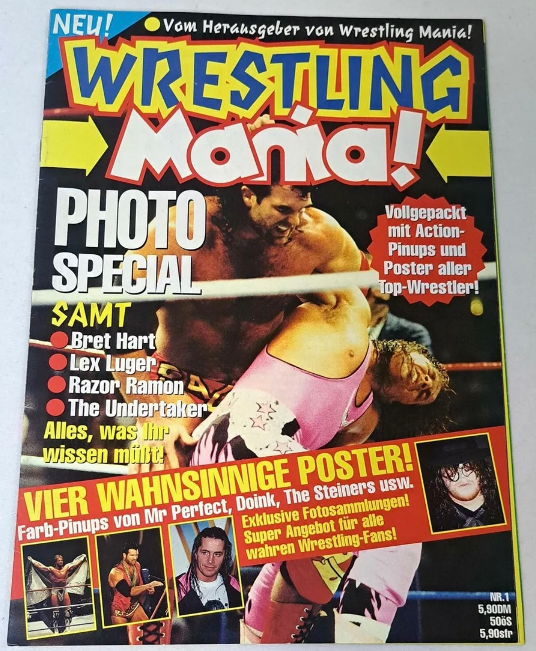 Wrestling Mania! Special No. 1 Germany Magazine PWcatalog