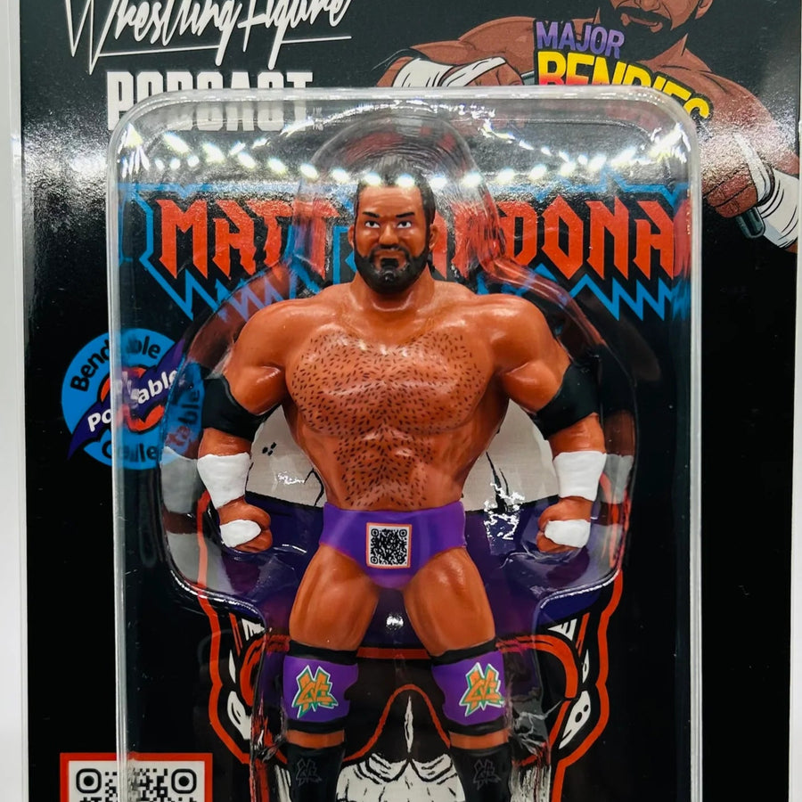 Major Wrestling Figure Podcast Major Bendies Matt Cardona [Merch Stand Exclusive] Action & Toy Figures PWcatalog