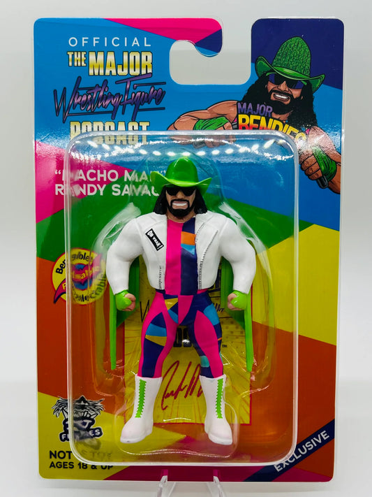 Major Wrestling Figure Podcast Major Bendies Randy Savage (Exclusive) Action & Toy Figures PWcatalog