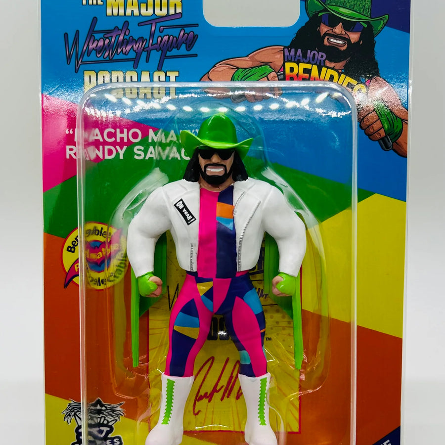 Major Wrestling Figure Podcast Major Bendies Randy Savage (Exclusive) Action & Toy Figures PWcatalog