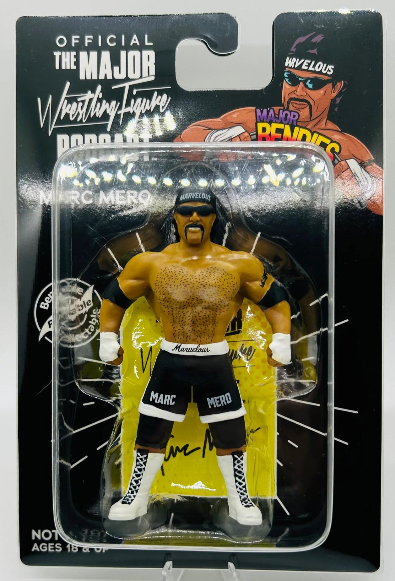 Major Wrestling Figure Podcast Major Bendies Marc Mero Action & Toy Figures PWcatalog