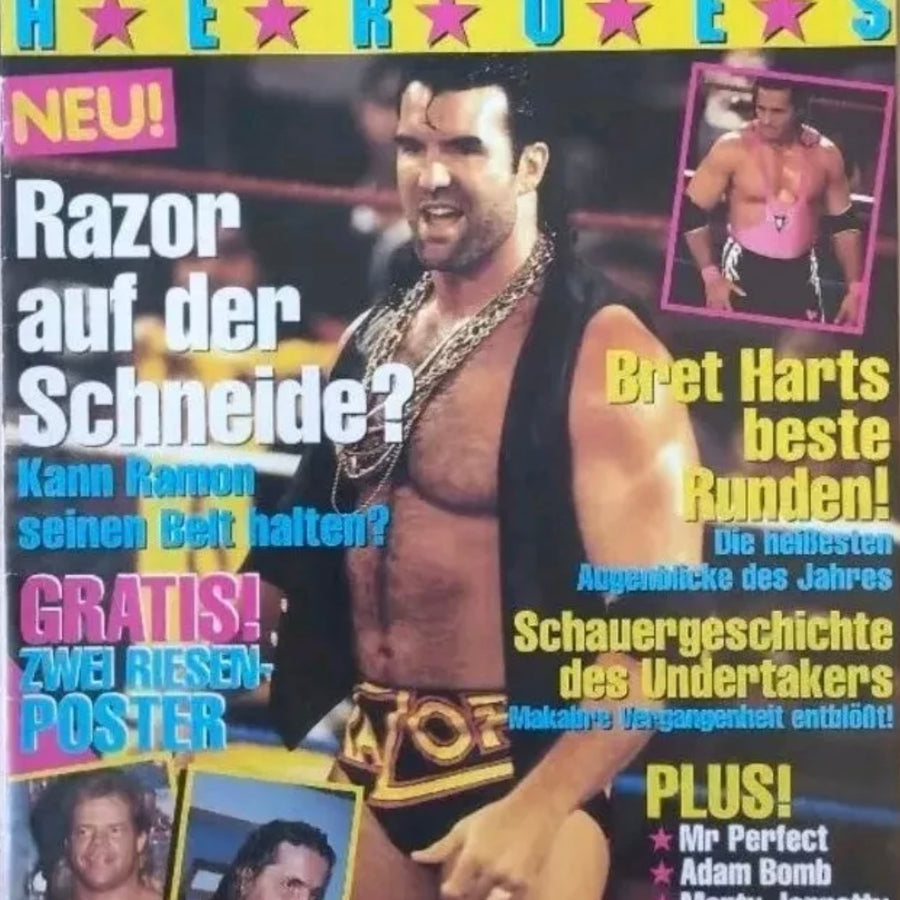 TV Wrestling Heroes 2/1993 Germany Magazine PWcatalog