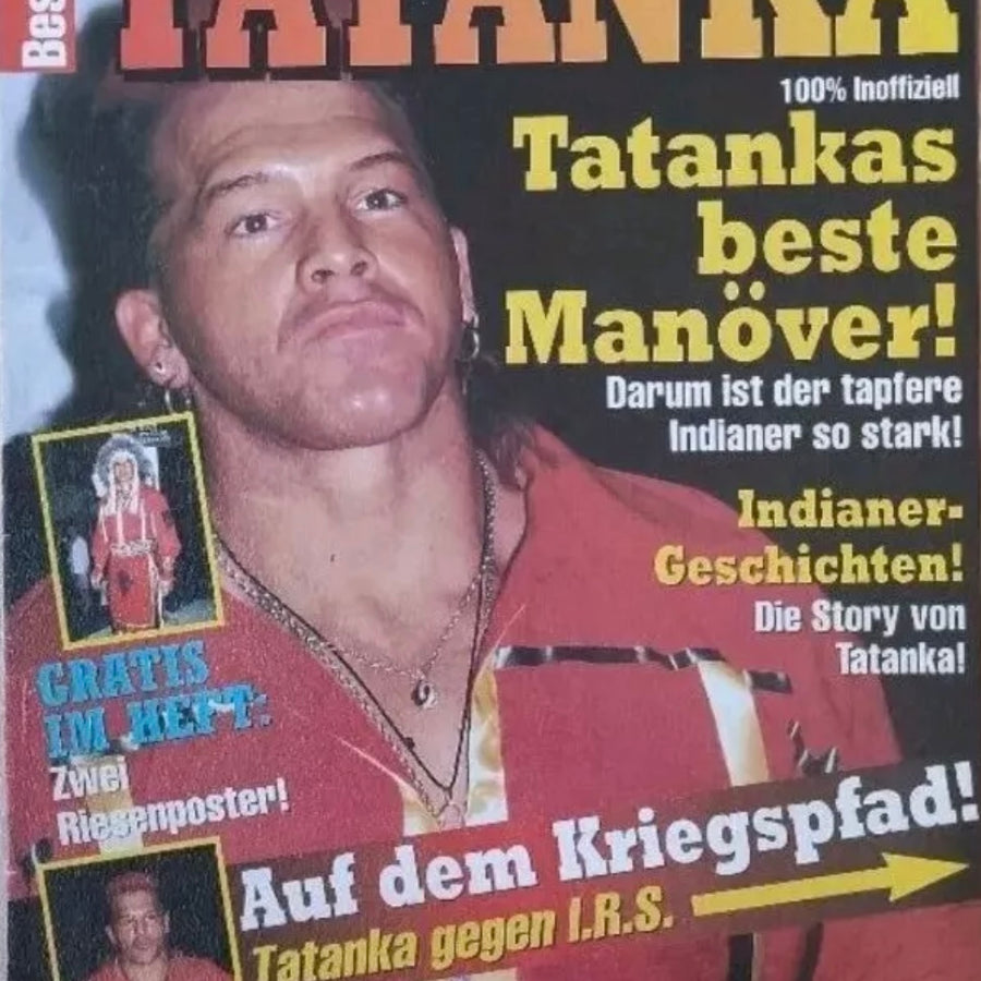 TV Wrestling Giants #6 Tatanka from Germany Magazine PWcatalog